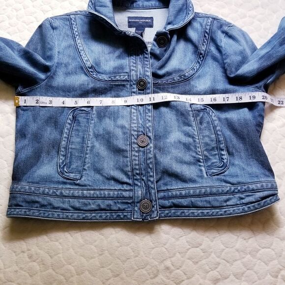 Denim jean jacket painted Stay Wild bleach dyed L - Picture 3 of 7